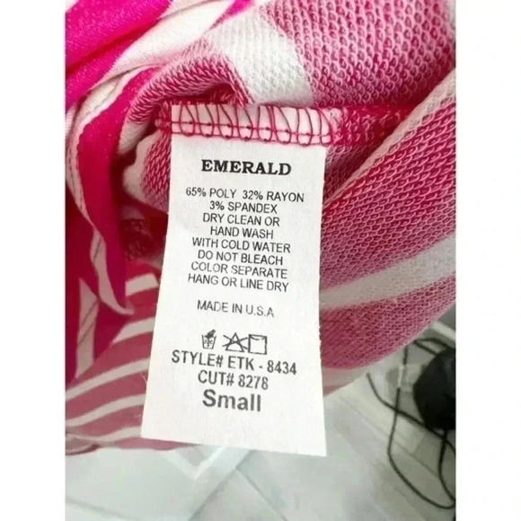 Emerald‎ fuchsia and white dress with buttons on the back - Picture 5 of 5